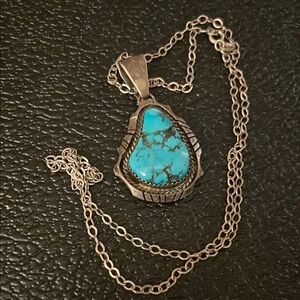 Turquoise Pendant Necklace